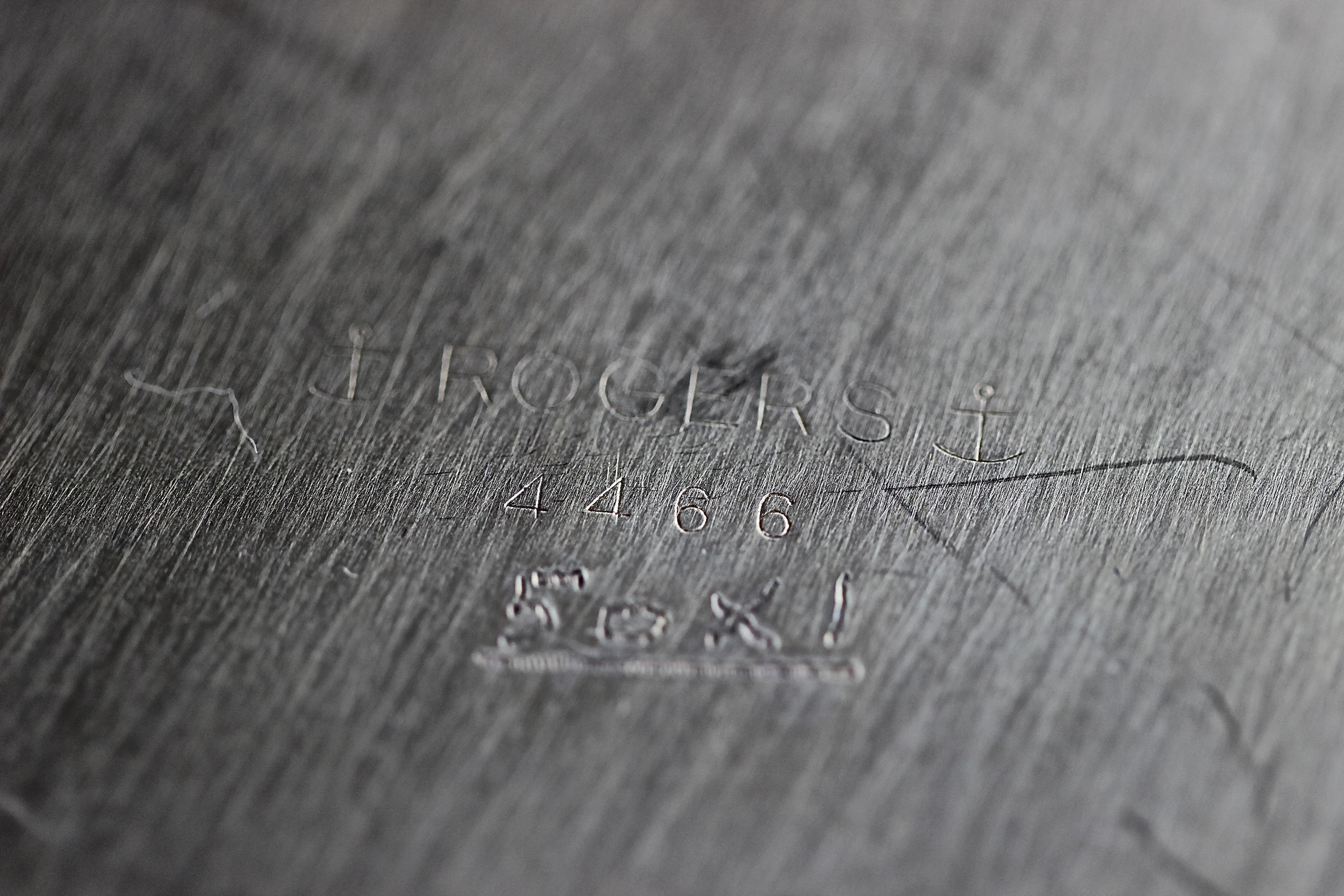 Rogers Silver Plate Engraved Sorority Platter