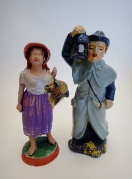13 Vintage 1930s Nativity Figures Made in Italy