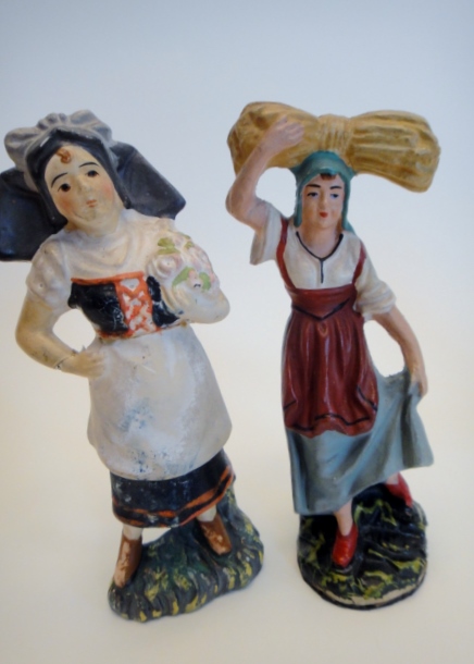 13 Vintage 1930s Nativity Figures Made in Italy