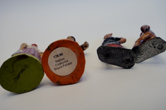 Vintage Barclay Lead Girl & Figures from Germany, Italy & France