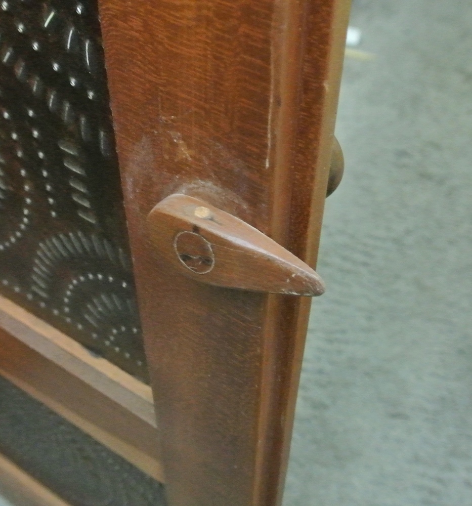 Antique Pie Safe with Circle & Quarter Circle Pattern