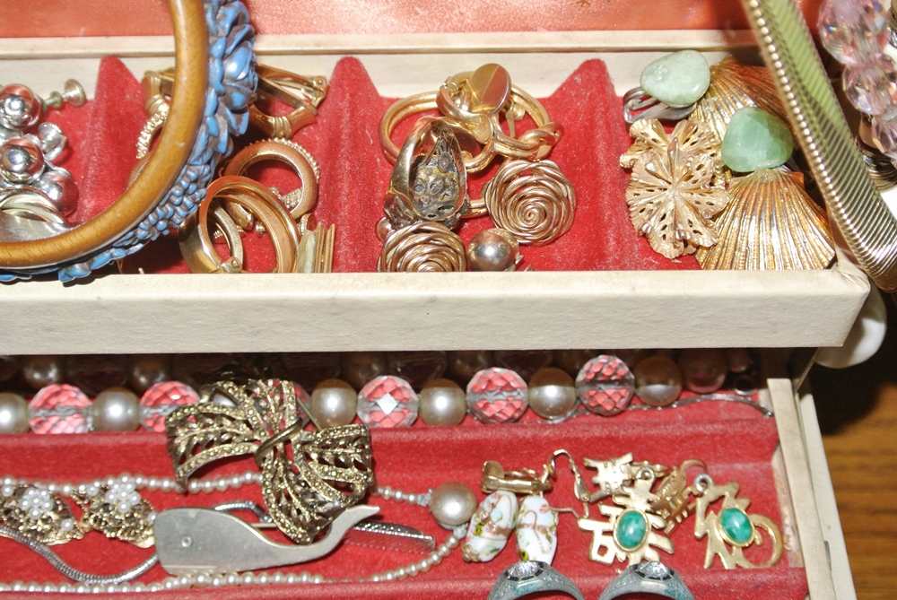 Jewelry Box Of Fabulous Costume Pieces