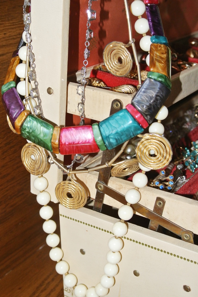 Jewelry Box Of Fabulous Costume Pieces