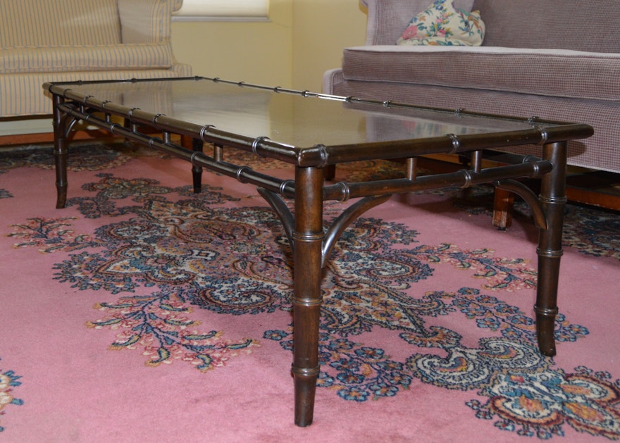 Widdicomb Chippendale Bamboo Style Coffee Table