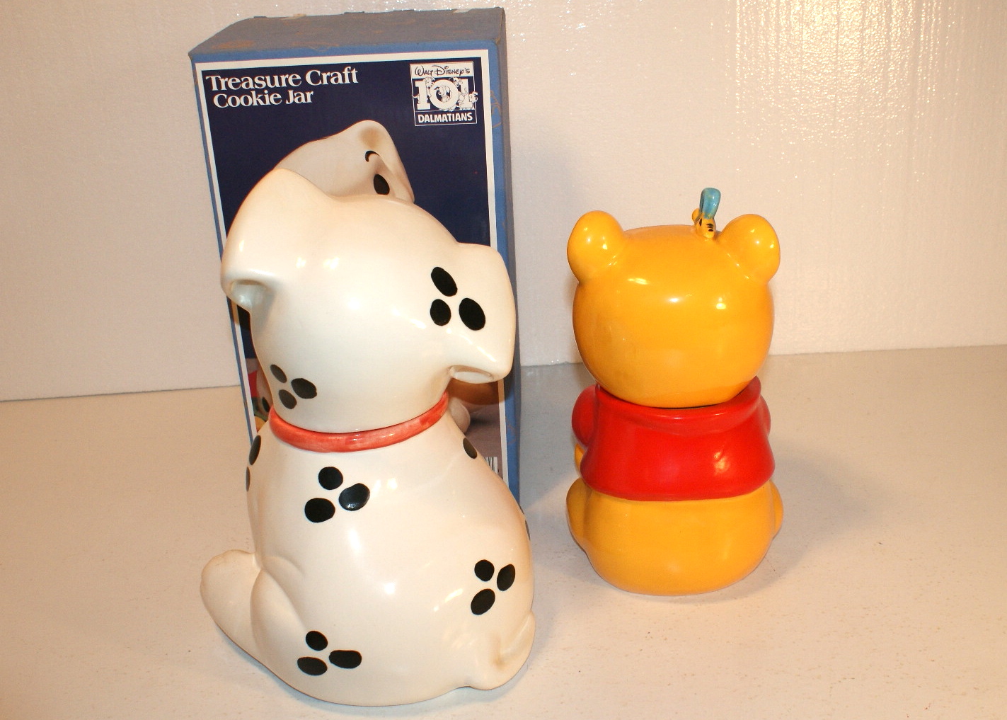 Winnie the Pooh and 101 Dalmatians Cookie Jars