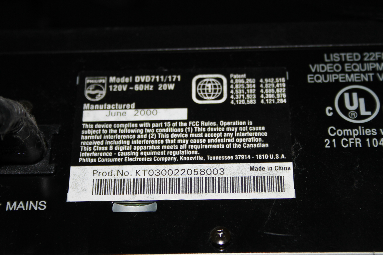 Entertainment Console with Sony TV and Philips DVD Player