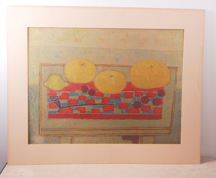 Unframed Modern Art Print of Fruit