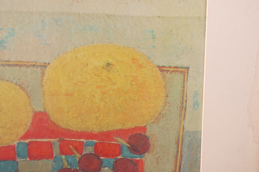 Unframed Modern Art Print of Fruit