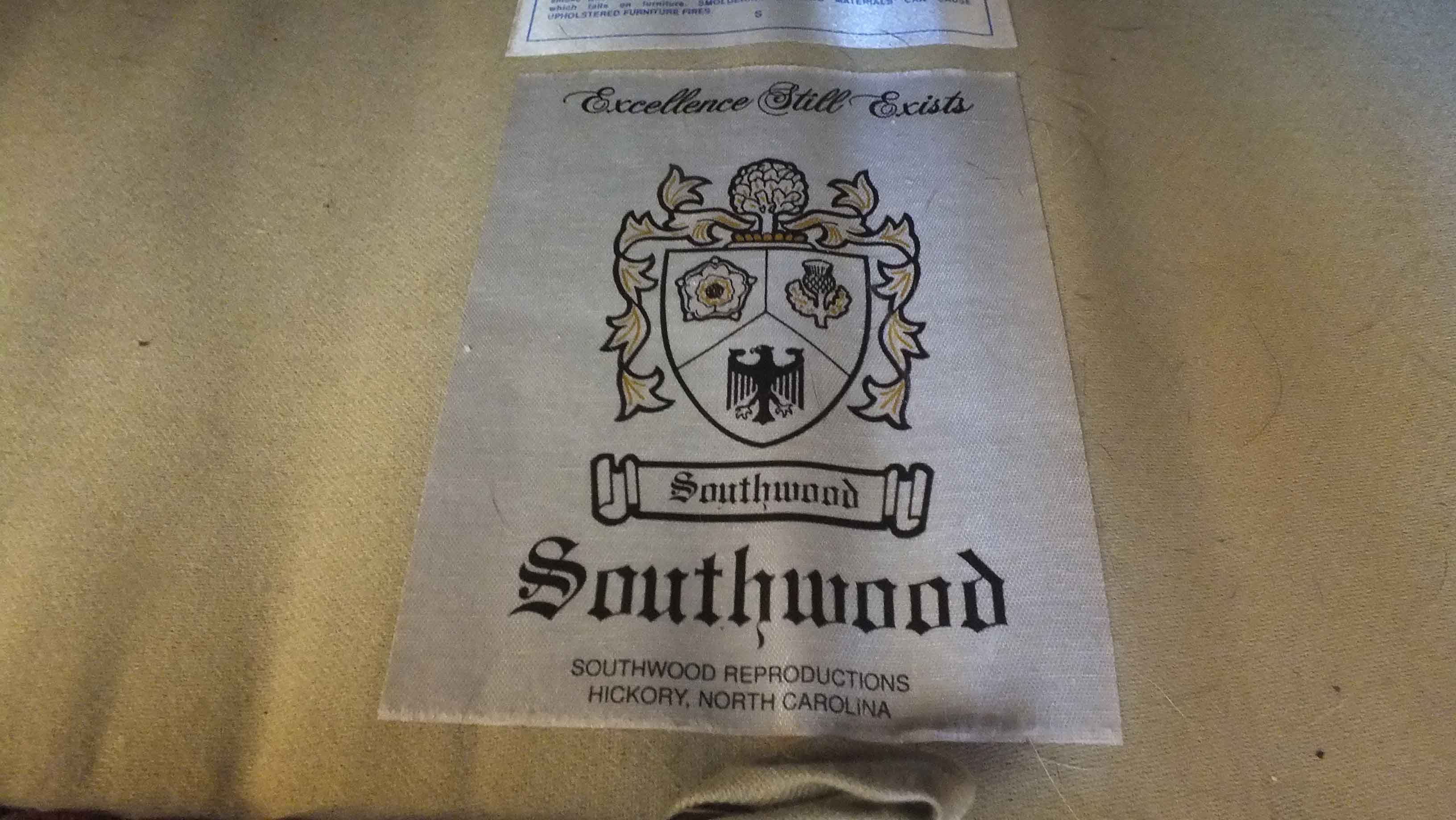 Southwood Furniture Down Blend Camel Back Sofa 