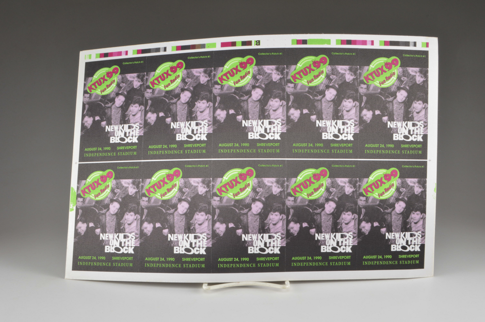 New Kids on the Block Vintage Passes and Collector's Patches