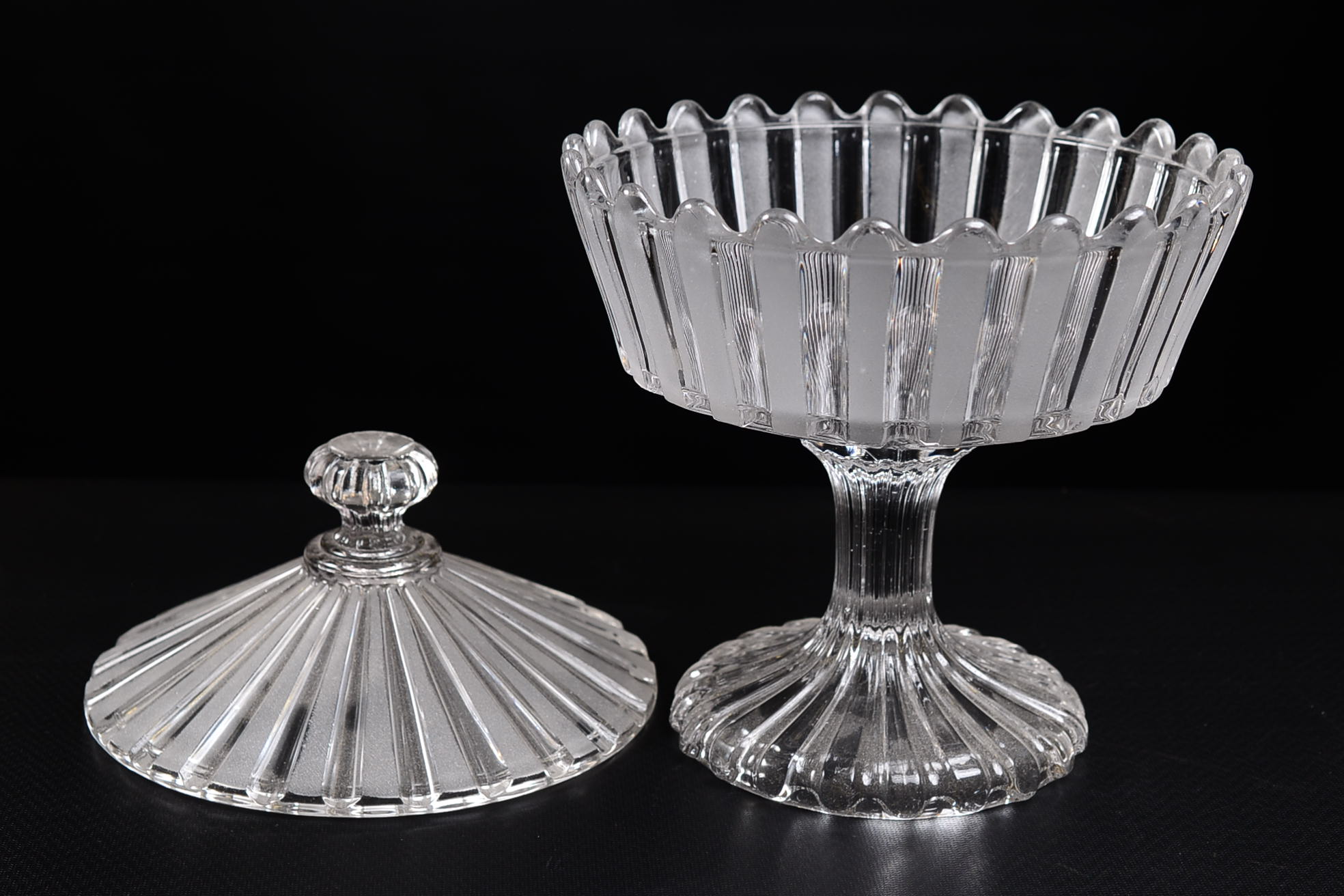 A Trio of Different Antique Compotes 