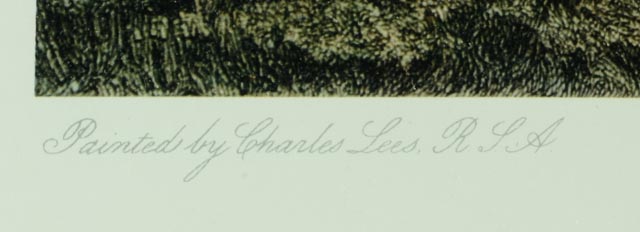 "The Golfers" Color Photo Offset Lithograph Reproduction