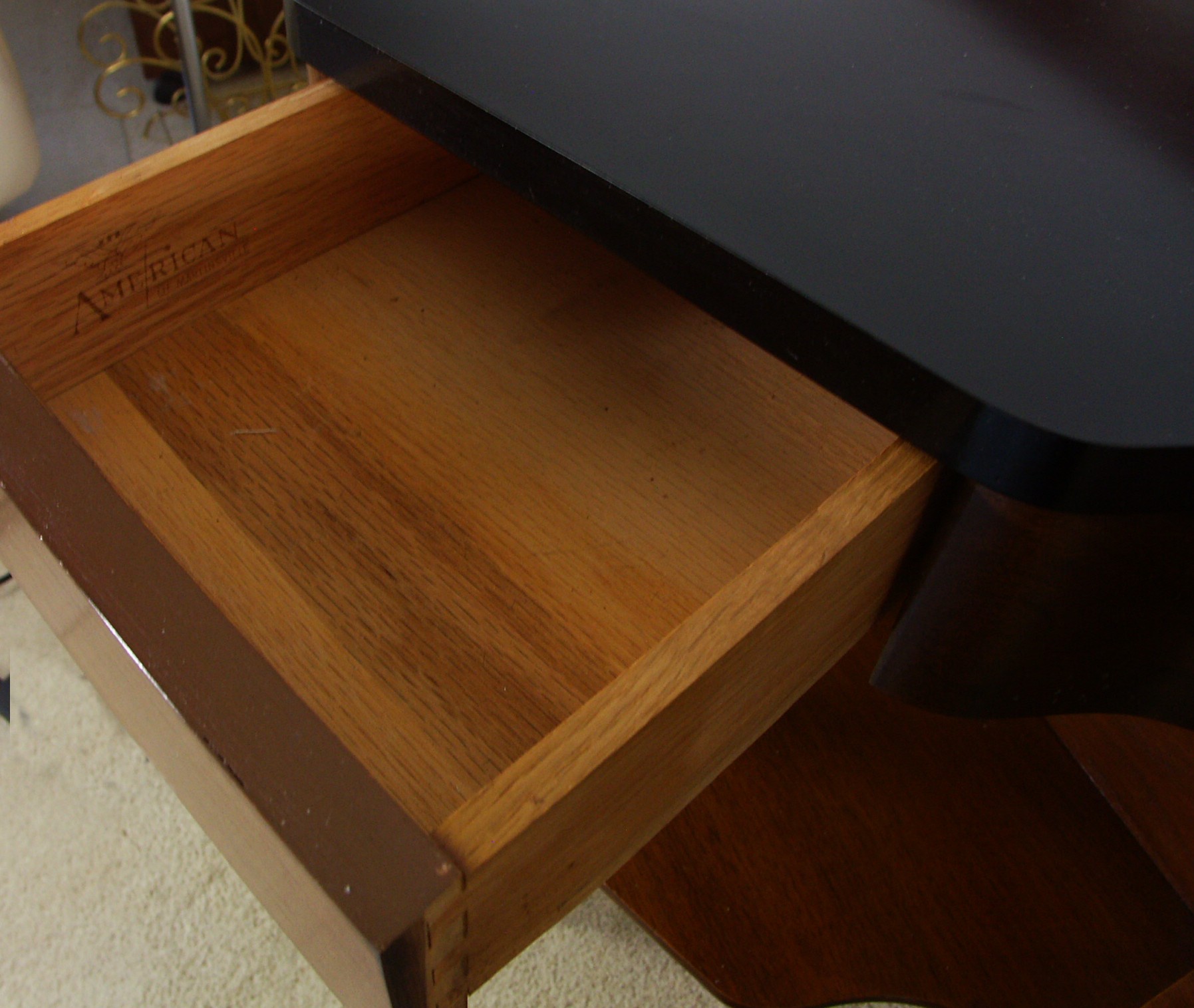 Mid Century Modern American of Martinsville Headboard and Frame