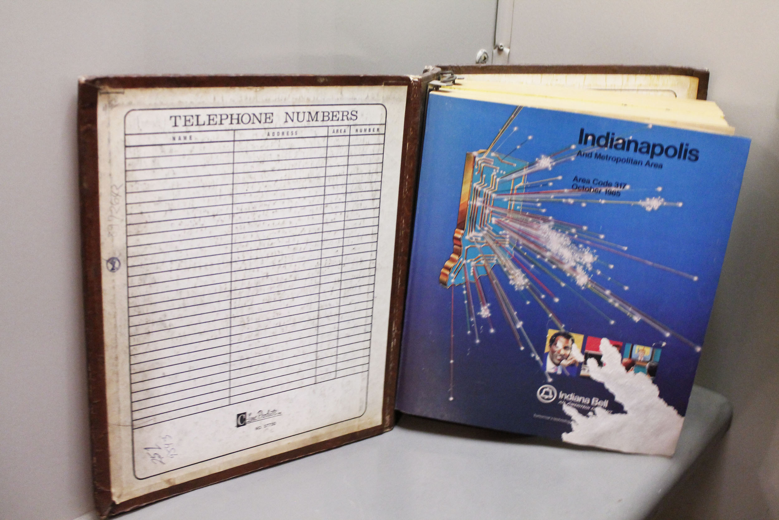 1950s Phone Booth with Phone