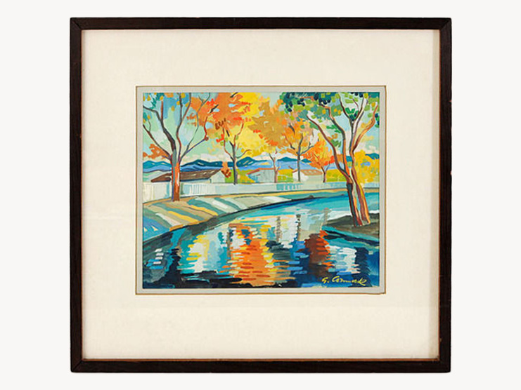 Acrylic painting by George Cermak