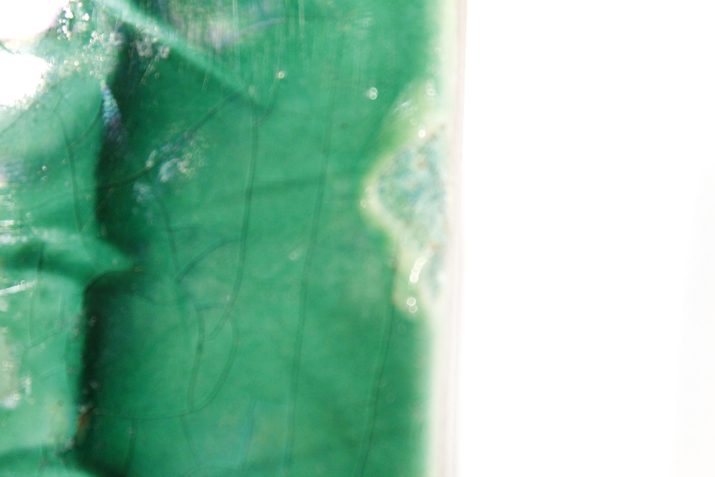 Antique Sherwin & Cotton Company Majolica Green Tile