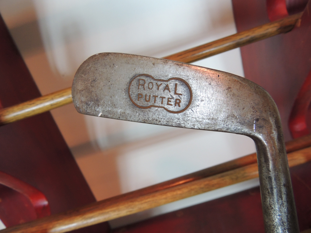 Eleven Vintage Wooden Shaft and Bamboo Golf Clubs