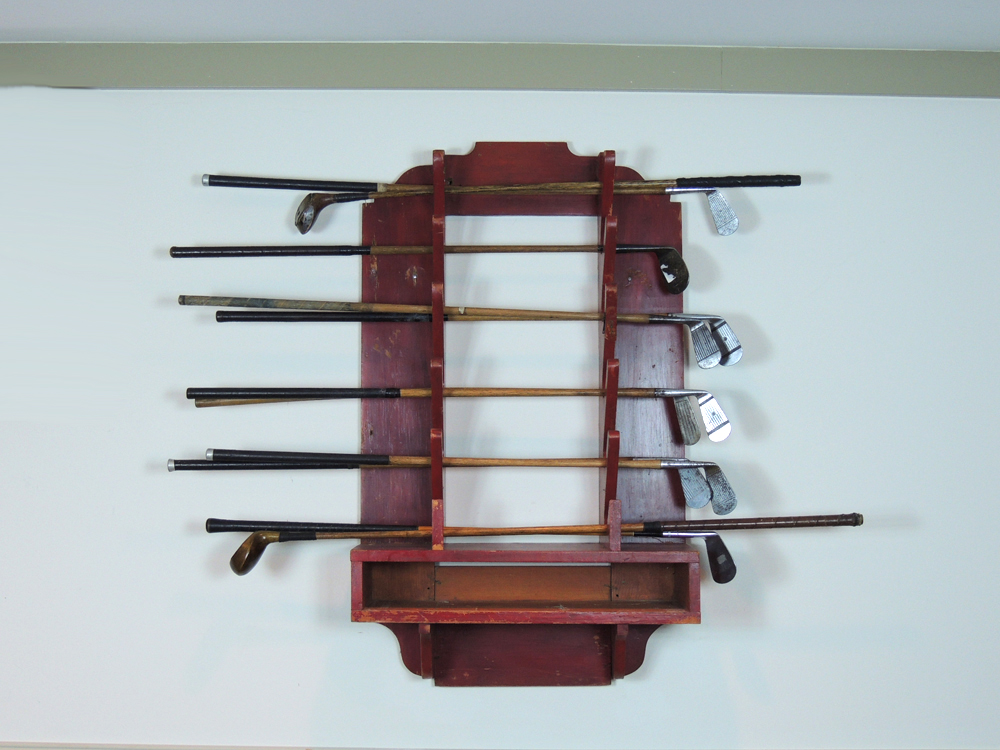 Eleven Vintage Wooden Shaft and Bamboo Golf Clubs