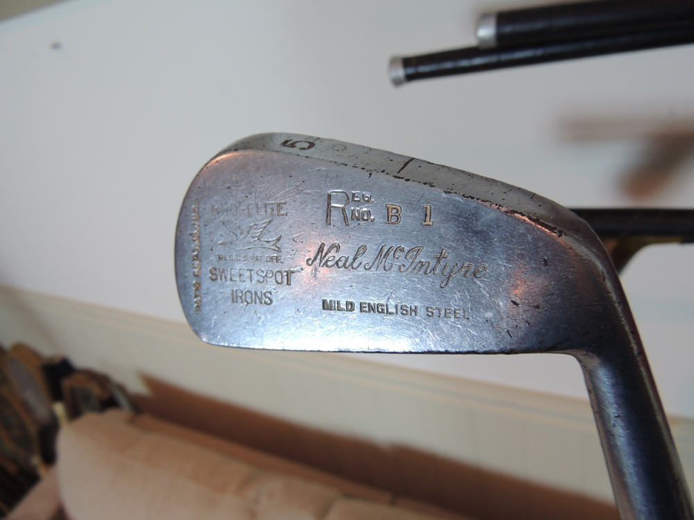 Eleven Vintage Wooden Shaft and Bamboo Golf Clubs