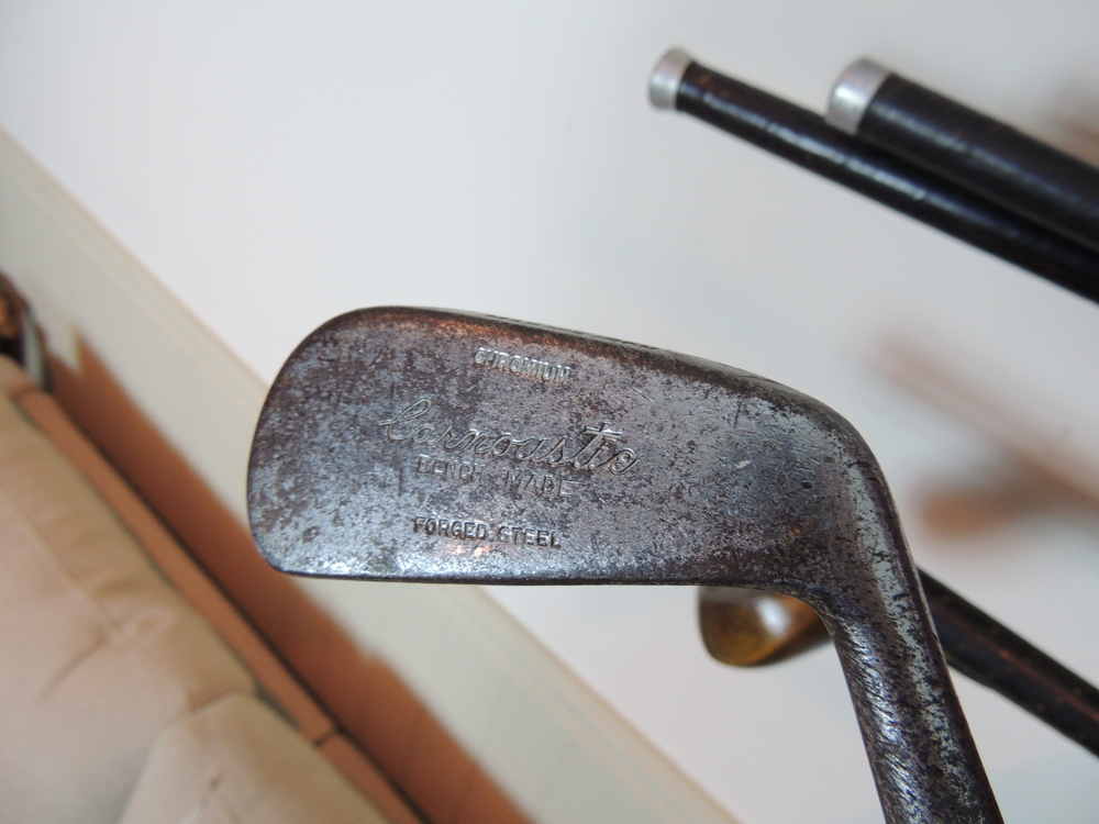 Eleven Vintage Wooden Shaft and Bamboo Golf Clubs