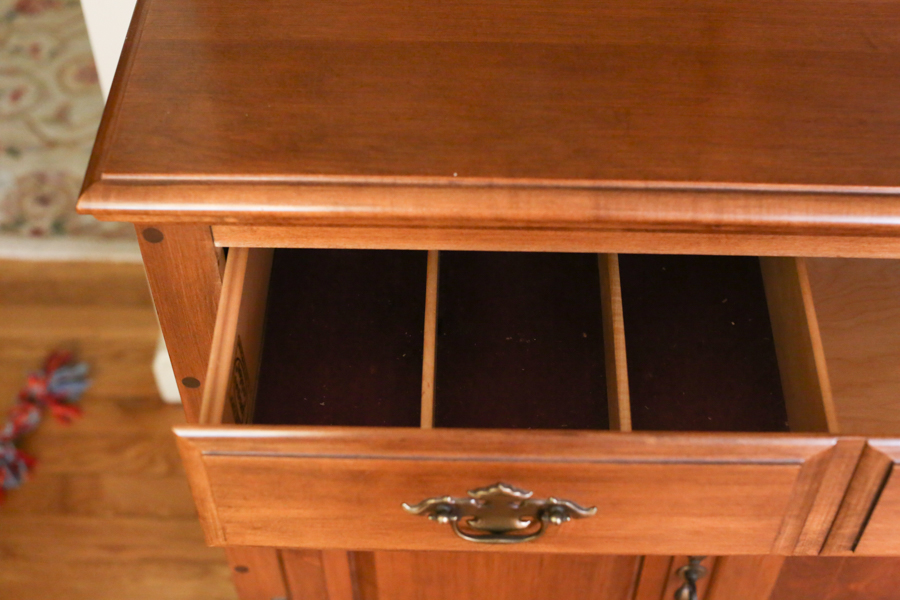 Sprague & Carleton Solid Rock Maple China Cabinet