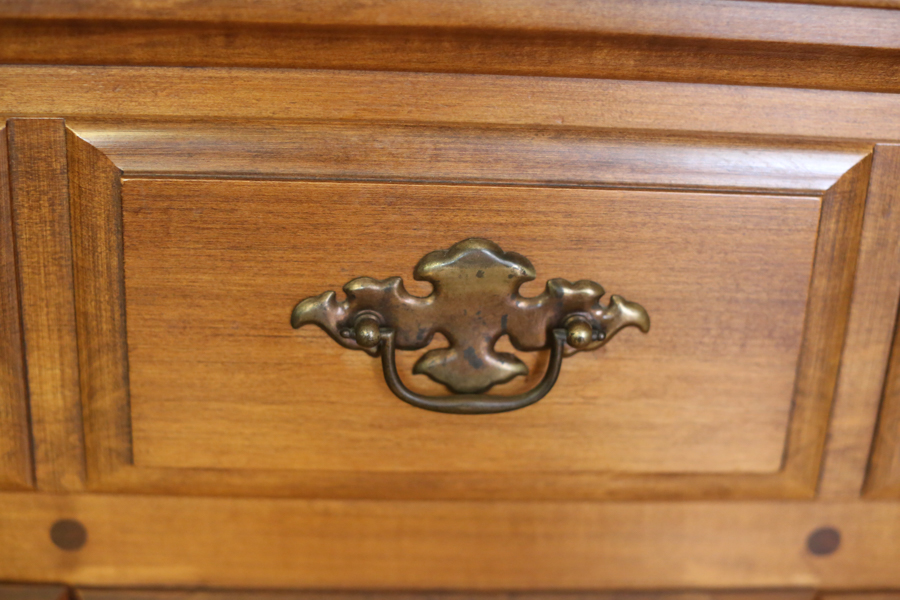 Sprague & Carleton Solid Rock Maple China Cabinet