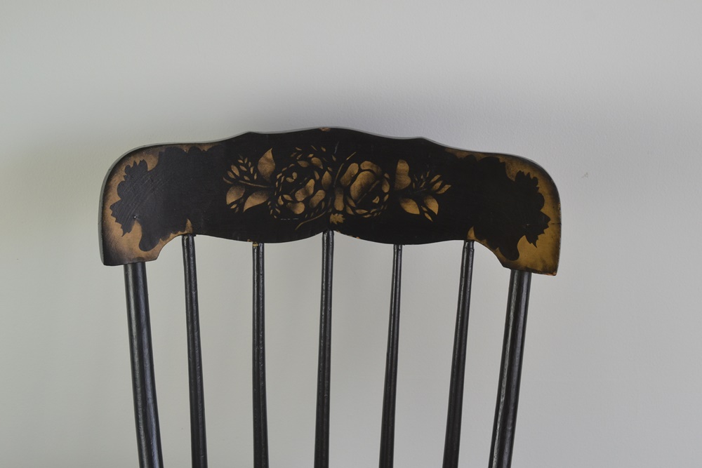 Vintage Hitchcock Style Child's Rocking Chair