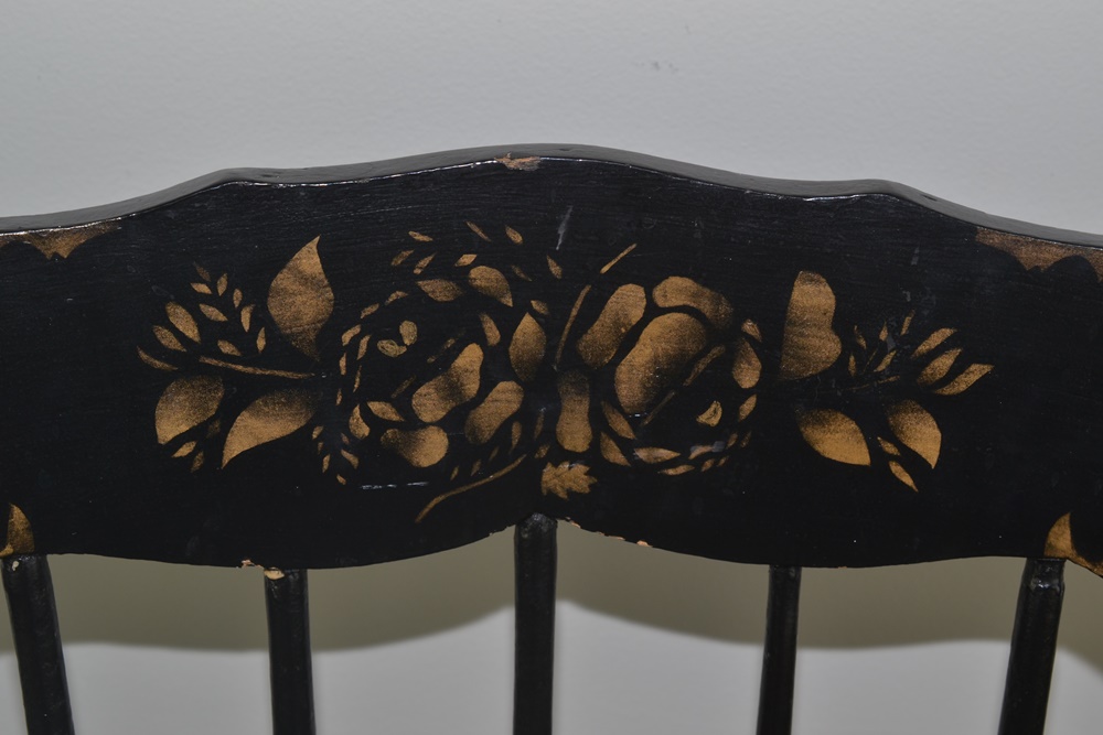 Vintage Hitchcock Style Child's Rocking Chair