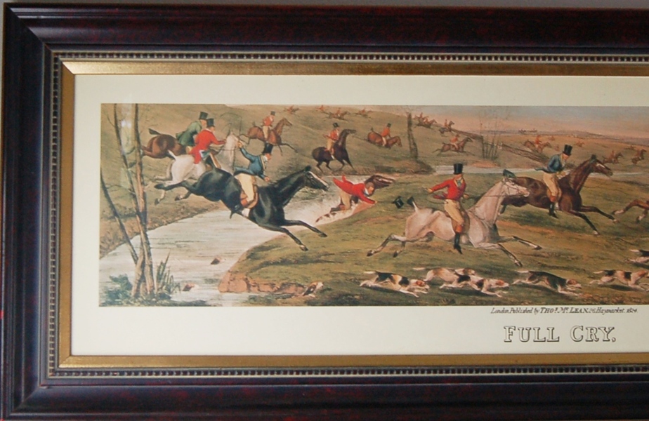 Thomas McLean "Full Cry" Print and Mirror