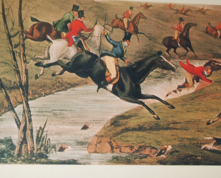 Thomas McLean "Full Cry" Print and Mirror