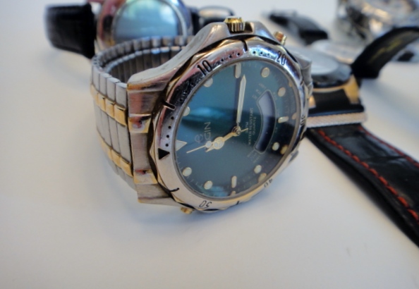 Seven Men's Watches Elgin, Daniel Steiger & More