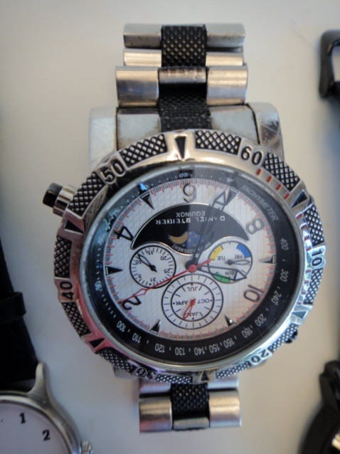 Seven Men's Watches Elgin, Daniel Steiger & More