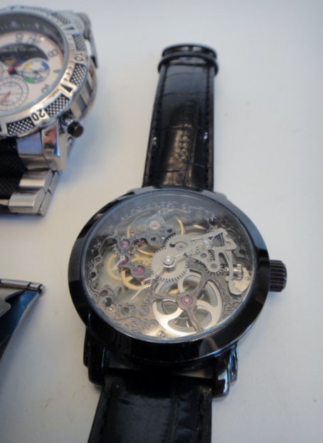 Seven Men's Watches Elgin, Daniel Steiger & More