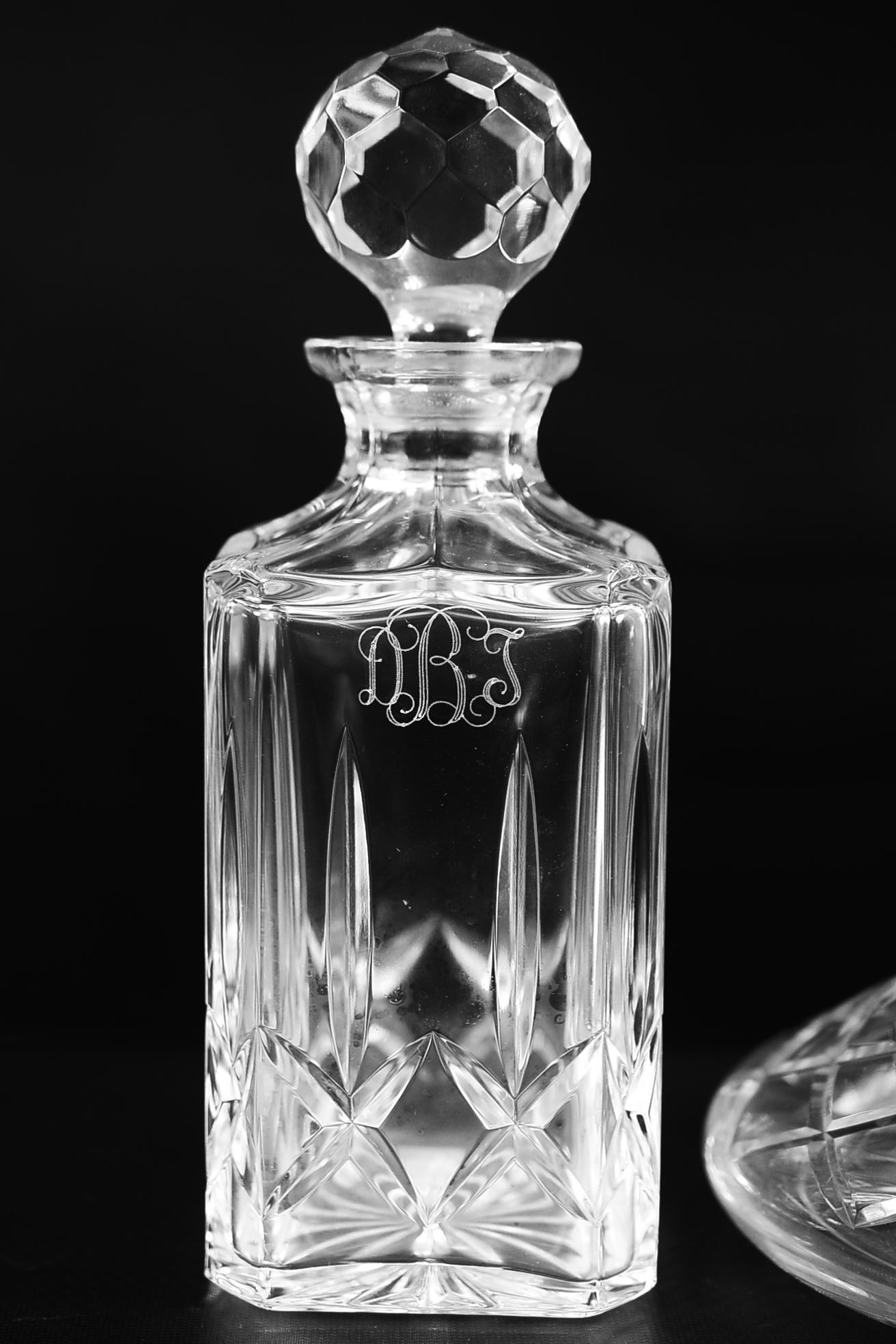 Trio of Different Shaped Cut Crystal Decanters 