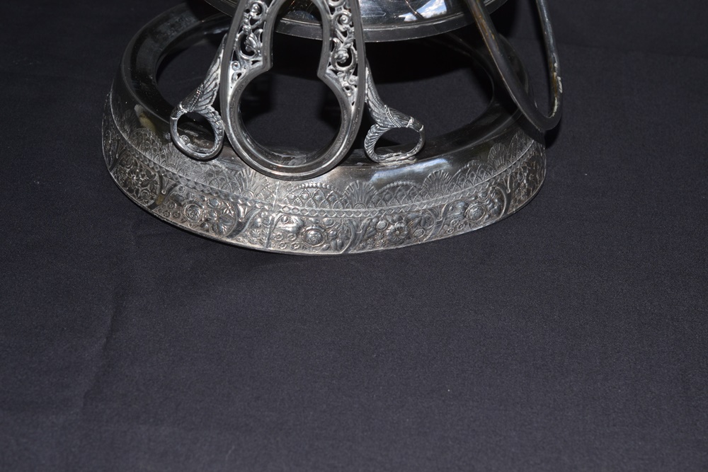 Stunning Victorian  Wilcox Silver Plate Tilting Pitcher & Stand