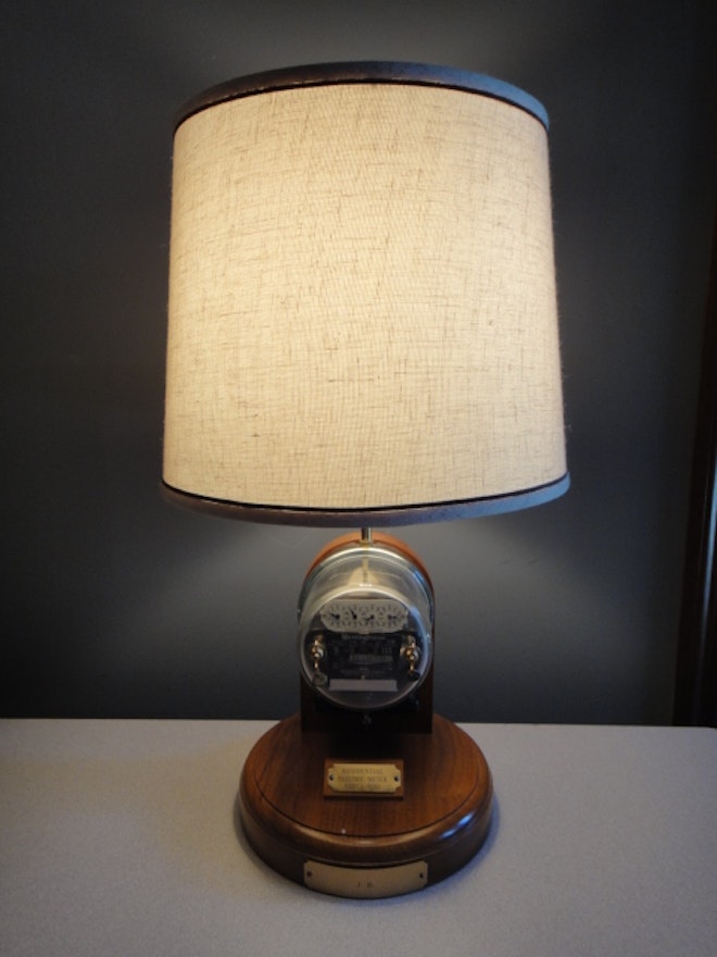 1920's Westinghouse Electric Meter Lamp