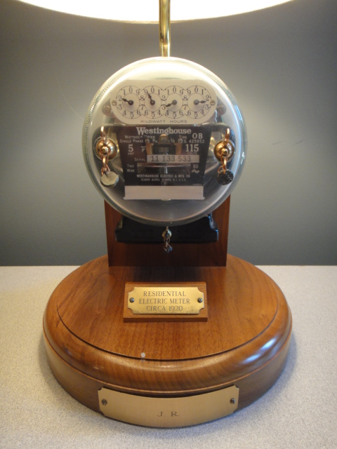 1920's Westinghouse Electric Meter Lamp