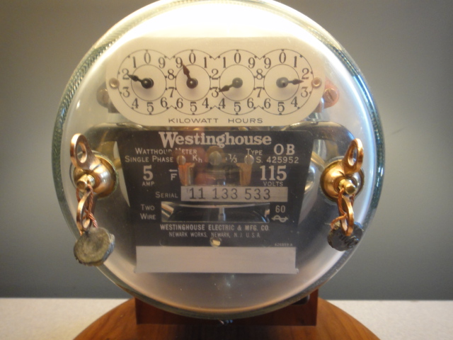 1920's Westinghouse Electric Meter Lamp