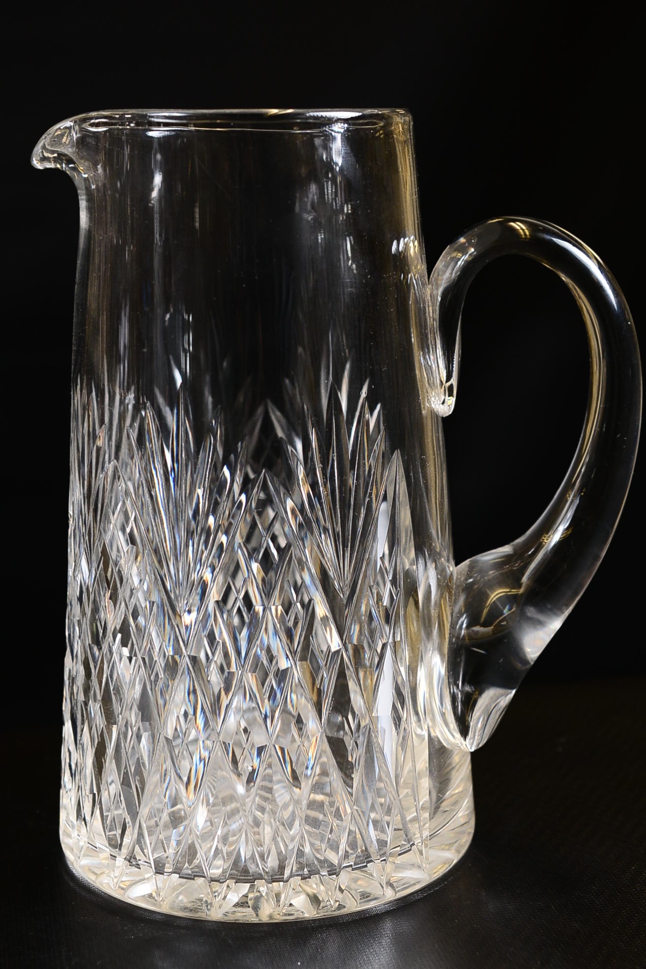 Collection of Antique Brilliant Cut Crystal Pitchers 