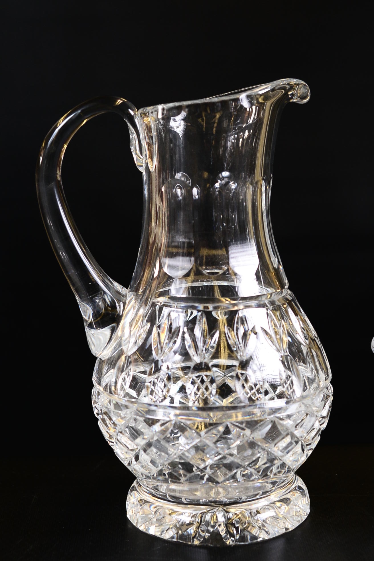 Collection of Antique Brilliant Cut Crystal Pitchers 