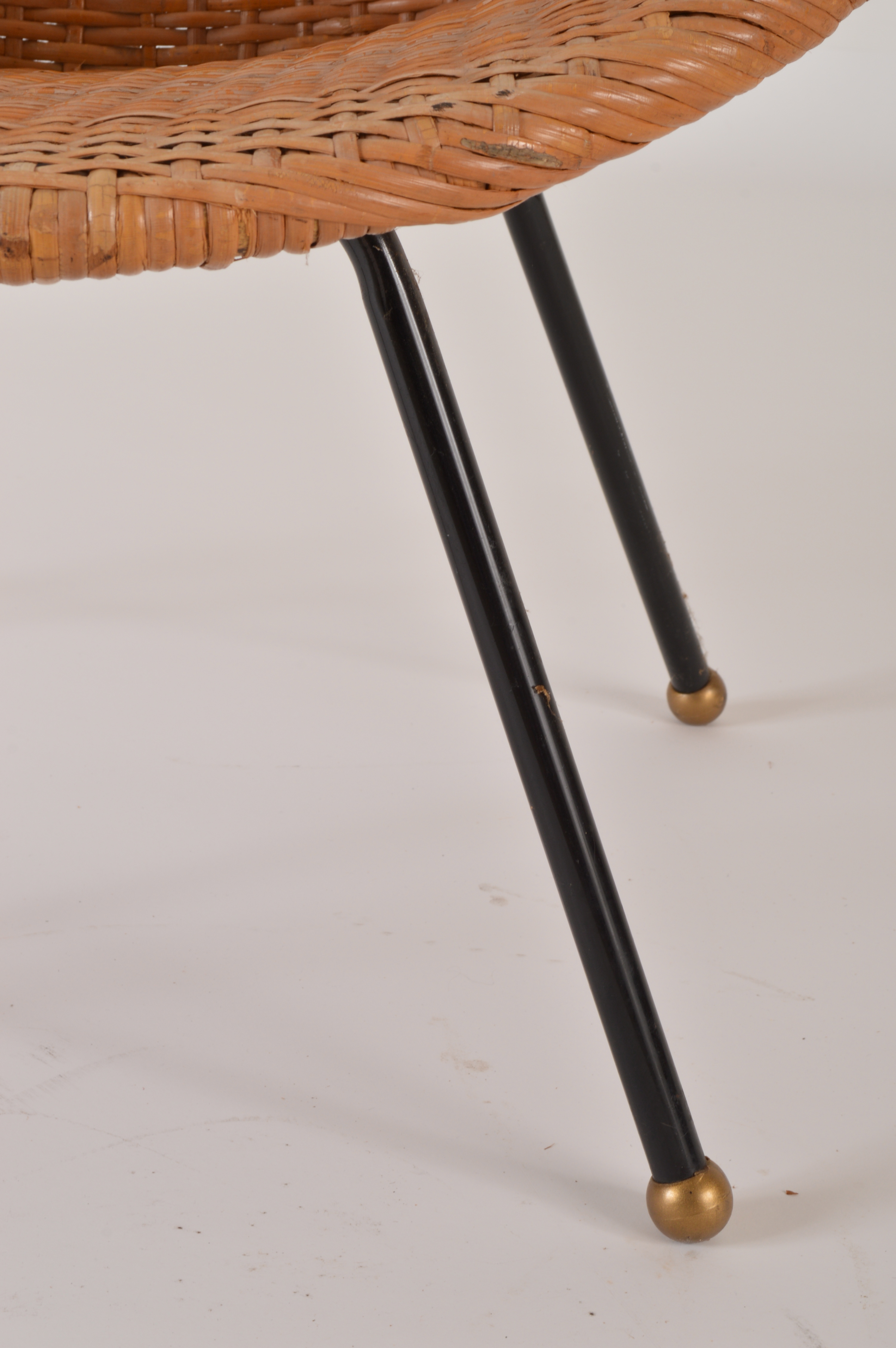 Pair of Vintage Rattan Papasan Chairs