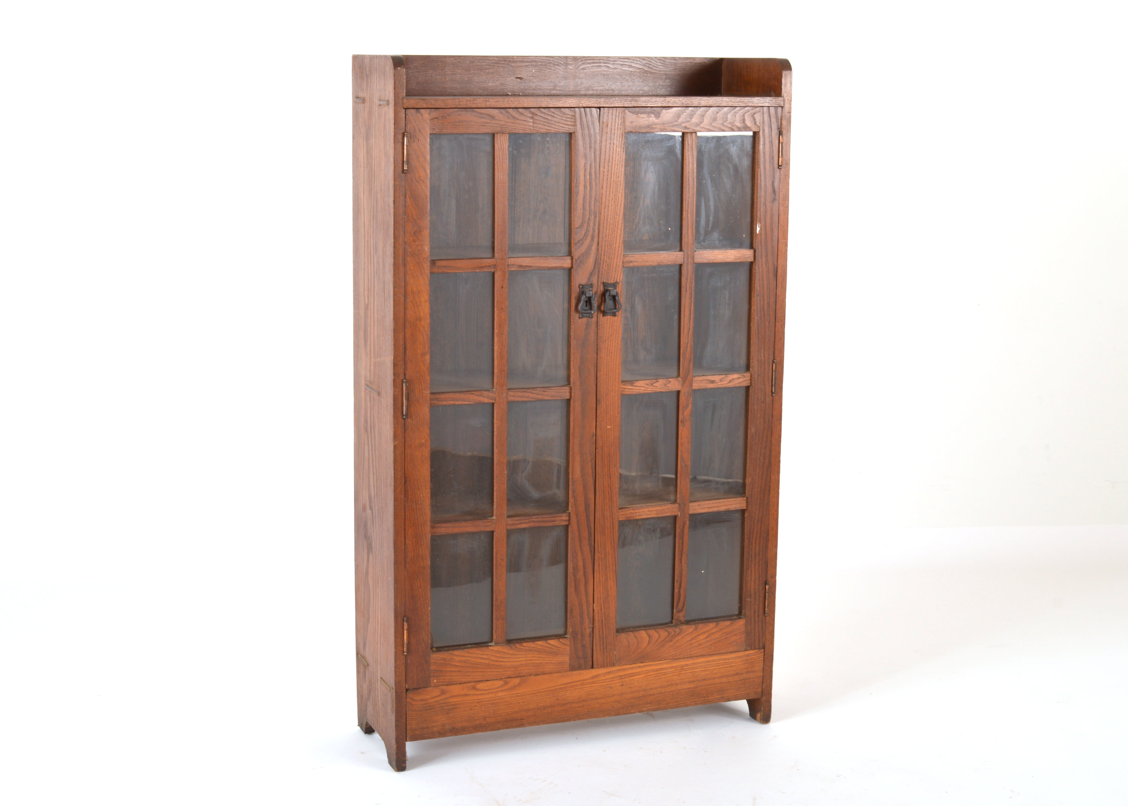 Antique Mission-Style Oak Bookcase