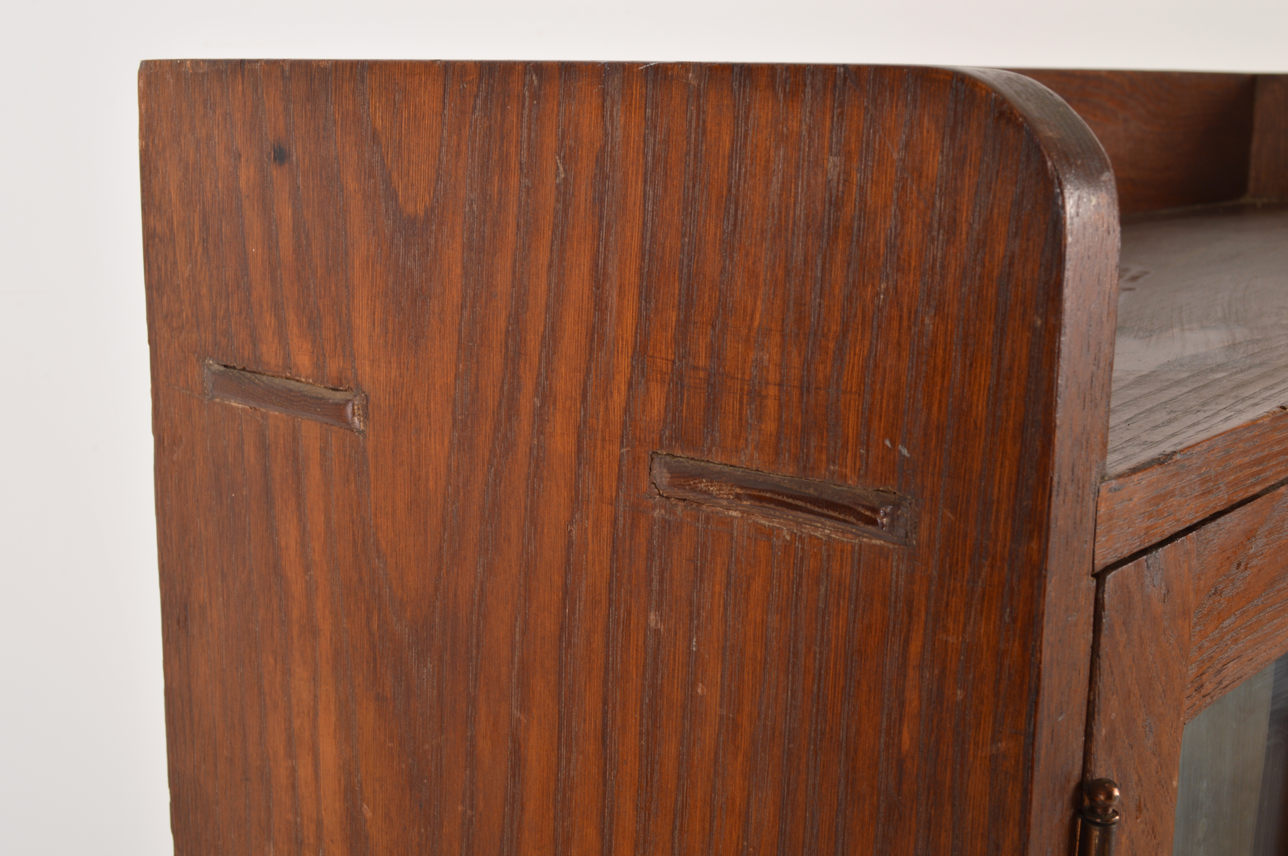 Antique Mission-Style Oak Bookcase