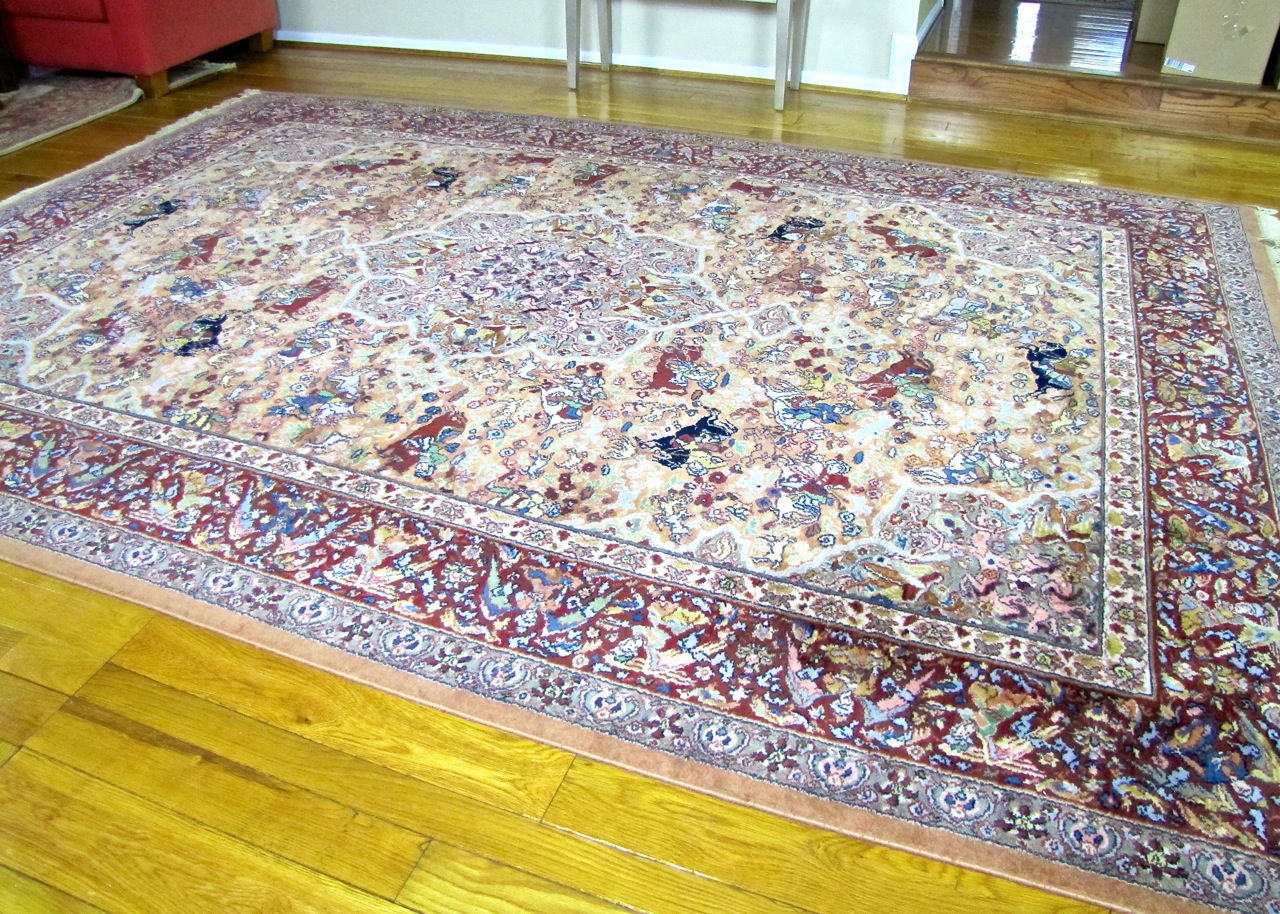 Karastan Persian Hunting Scene Area Rug 