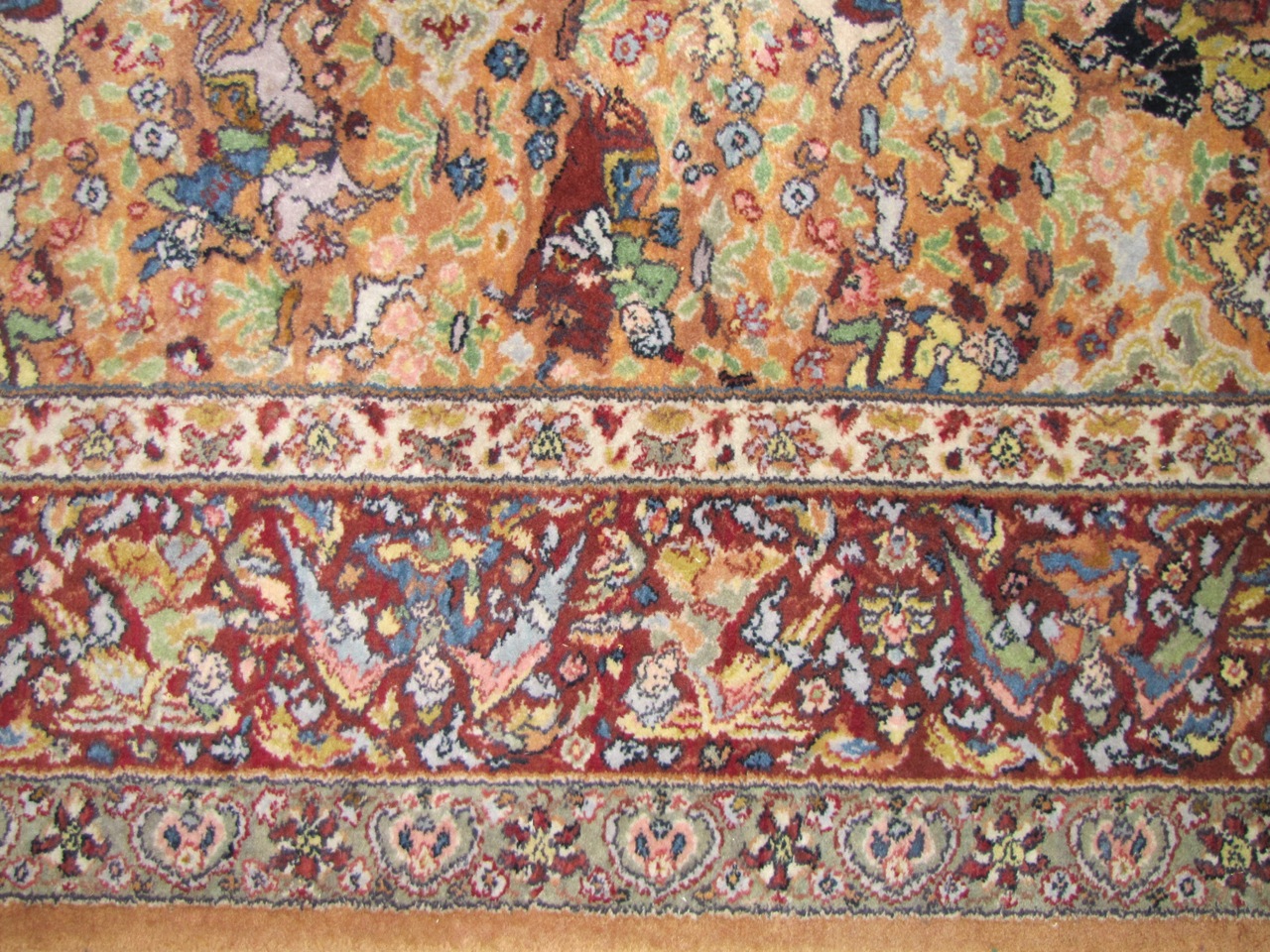 Karastan Persian Hunting Scene Area Rug 