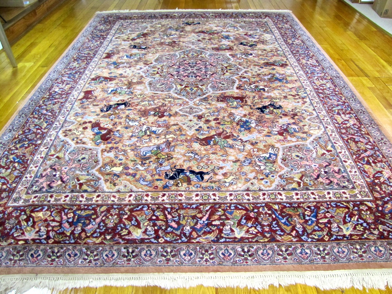Karastan Persian Hunting Scene Area Rug 