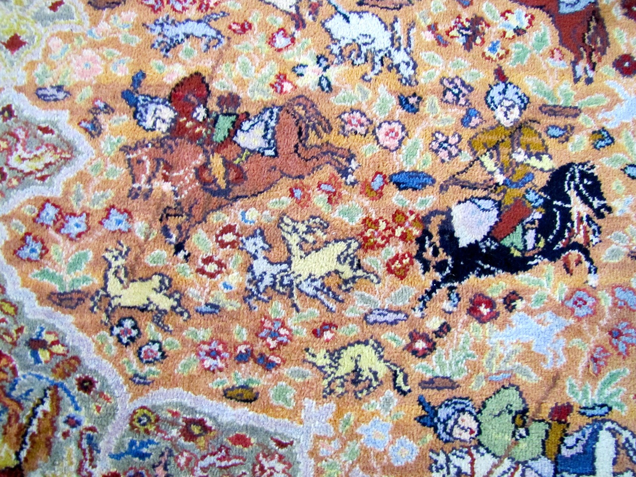 Karastan Persian Hunting Scene Area Rug 