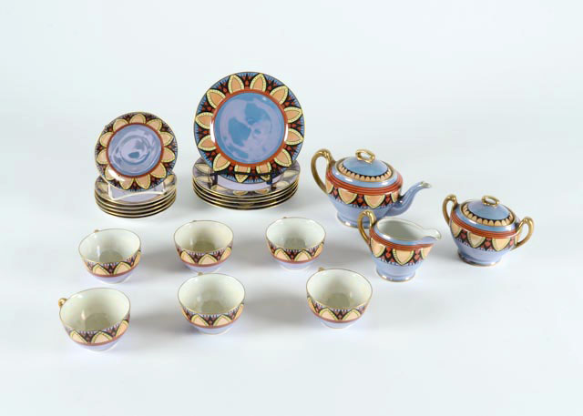 Vintage Noritake Lusterware Tea Set 