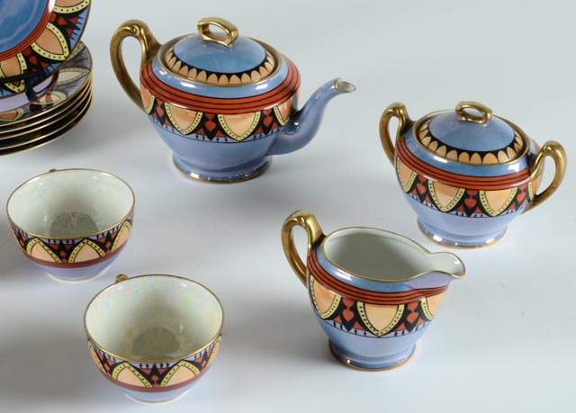 Vintage Noritake Lusterware Tea Set 