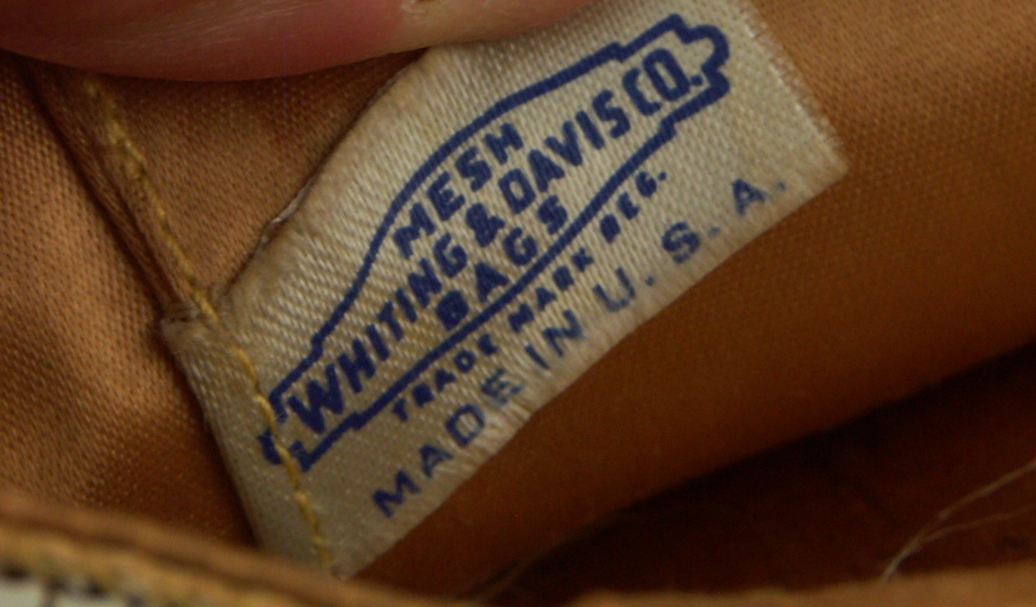 Two Vintage Whiting and Davis Mesh Evening Bags